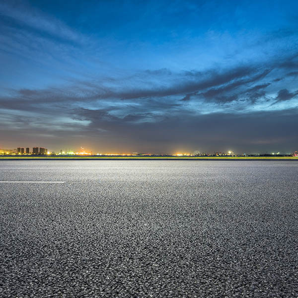 Road, Sunset, Dusk, Highway, Multiple Lane Highway